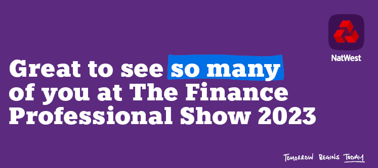 Great to see so many of you at The Finance Professional Show 2023