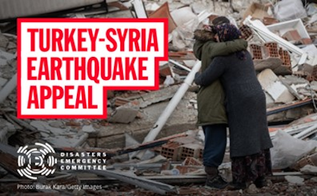 Turkey-Syria Earthquake appeal image