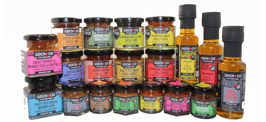 Photograph of Goch & Co product range